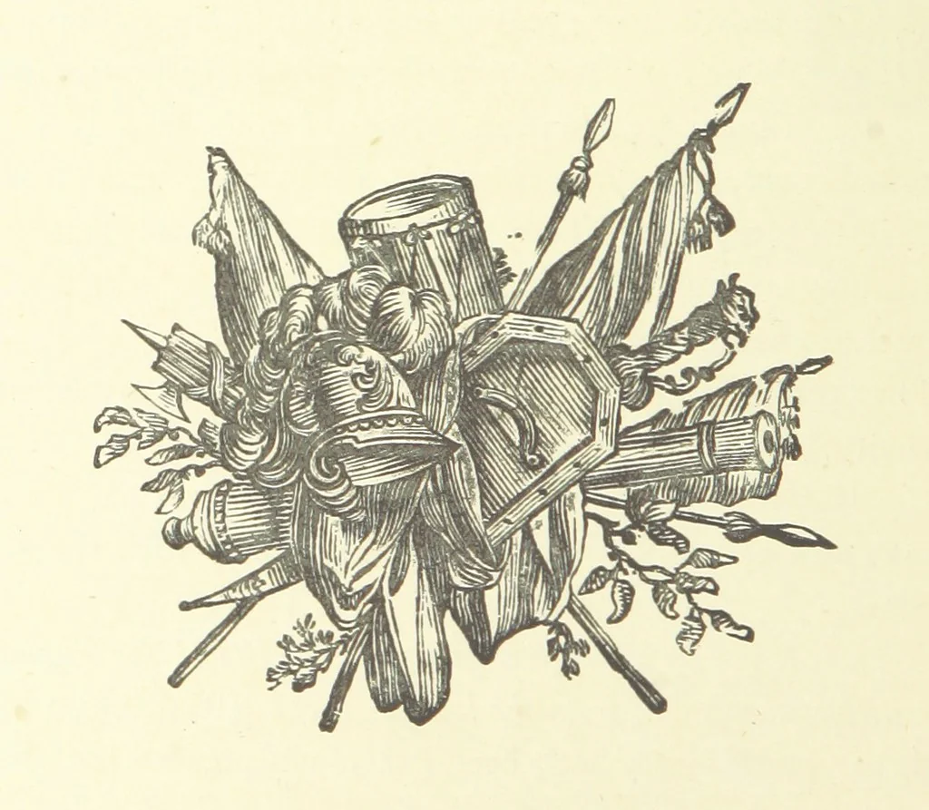 An illustration from An English Garner. Ingatherings from our history and literature, 1877, leaf 630