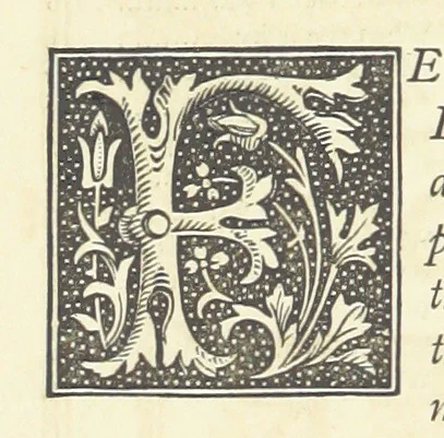 An illustration from An English Garner. Ingatherings from our history and literature, 1877, leaf 16