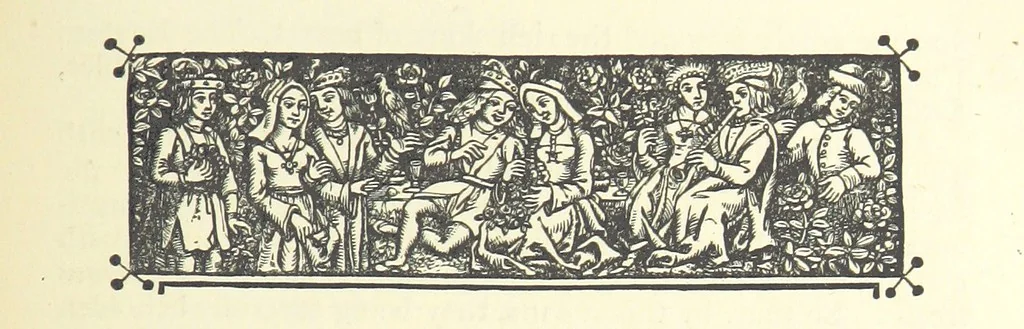 An illustration from An English Garner. Ingatherings from our history and literature, 1877, leaf 219
