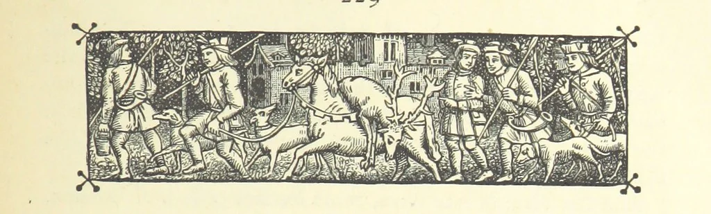 An illustration from An English Garner. Ingatherings from our history and literature, 1877, leaf 235