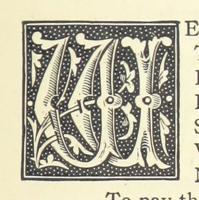 An illustration from An English Garner. Ingatherings from our history and literature, 1877, leaf 489