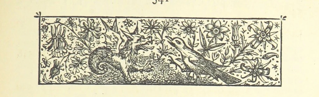 An illustration from An English Garner. Ingatherings from our history and literature, 1877, leaf 547