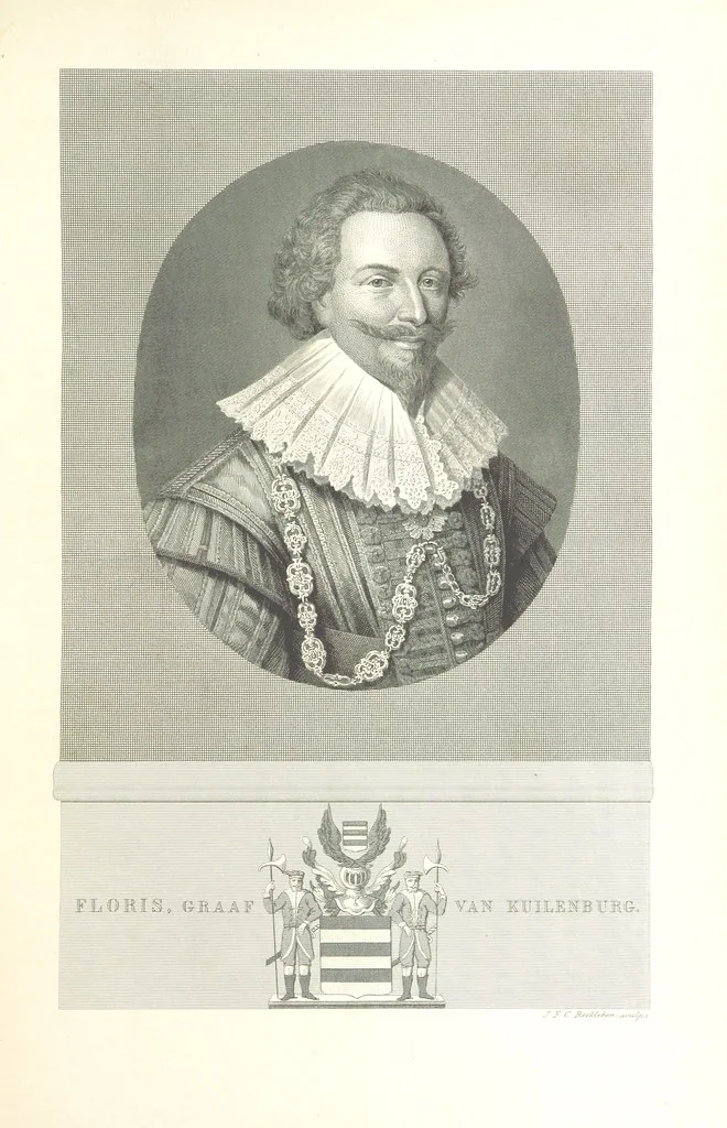 An illustration from Algemeene geschiedenis der Vaderlands, van de vroegste tijden tot op heden. (dl. 3. stuk 2. Voortgezet door Mr. O. van Rees. dl. 3. stuk 3-5. Voortgezet door Mr. O. van Rees en Dr. W. G. Brill. dl. 4, 5. Voortgezet door Dr. J. van Vloten.) dl. 1-dl. 5. stuk 1, 1840, leaf 63