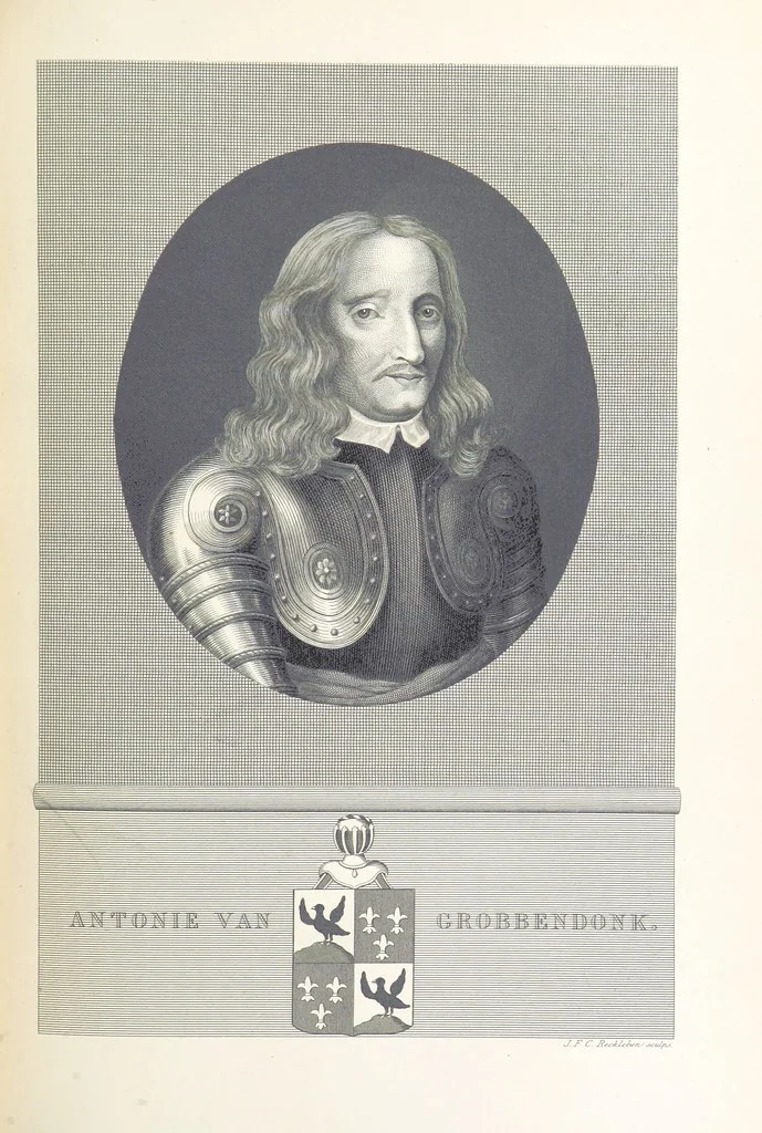 An illustration from Algemeene geschiedenis der Vaderlands, van de vroegste tijden tot op heden. (dl. 3. stuk 2. Voortgezet door Mr. O. van Rees. dl. 3. stuk 3-5. Voortgezet door Mr. O. van Rees en Dr. W. G. Brill. dl. 4, 5. Voortgezet door Dr. J. van Vloten.) dl. 1-dl. 5. stuk 1, 1840, leaf 425