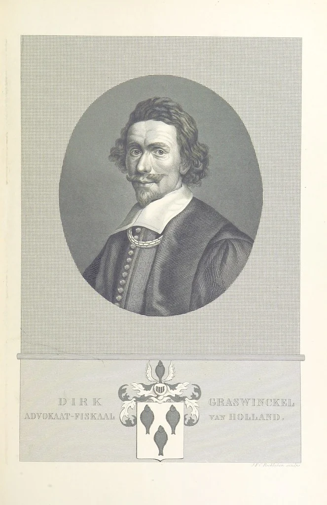 An illustration from Algemeene geschiedenis der Vaderlands, van de vroegste tijden tot op heden. (dl. 3. stuk 2. Voortgezet door Mr. O. van Rees. dl. 3. stuk 3-5. Voortgezet door Mr. O. van Rees en Dr. W. G. Brill. dl. 4, 5. Voortgezet door Dr. J. van Vloten.) dl. 1-dl. 5. stuk 1, 1840, leaf 43