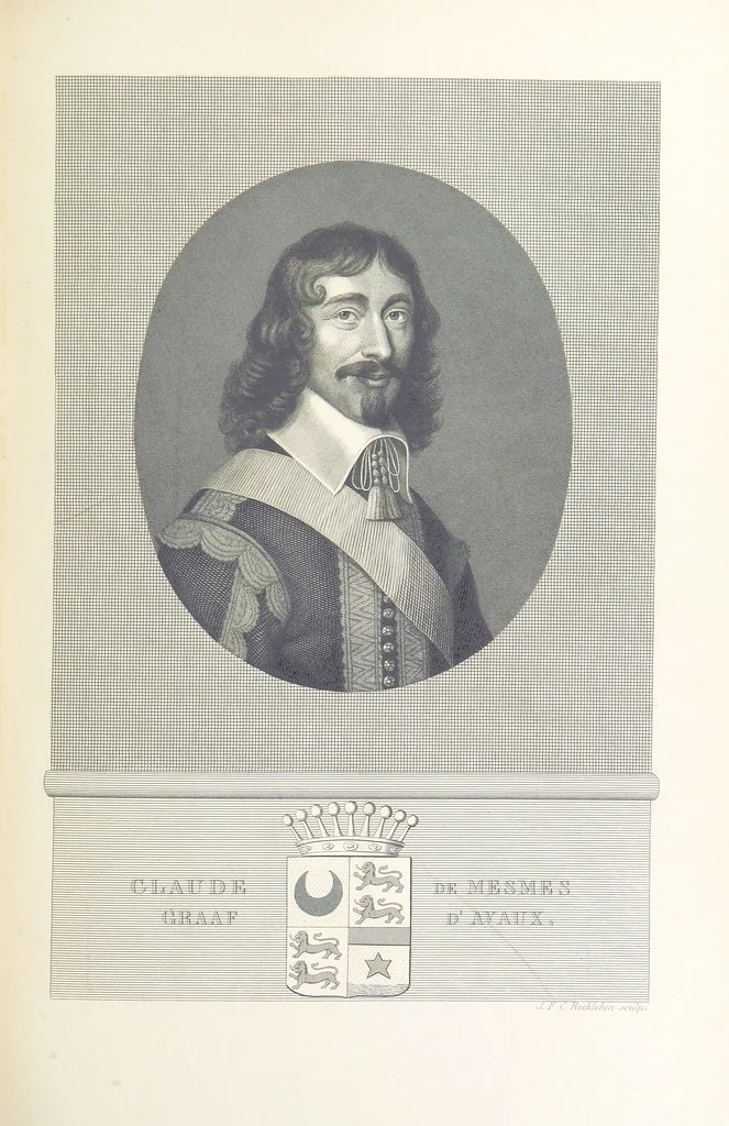 An illustration from Algemeene geschiedenis der Vaderlands, van de vroegste tijden tot op heden. (dl. 3. stuk 2. Voortgezet door Mr. O. van Rees. dl. 3. stuk 3-5. Voortgezet door Mr. O. van Rees en Dr. W. G. Brill. dl. 4, 5. Voortgezet door Dr. J. van Vloten.) dl. 1-dl. 5. stuk 1, 1840, leaf 77