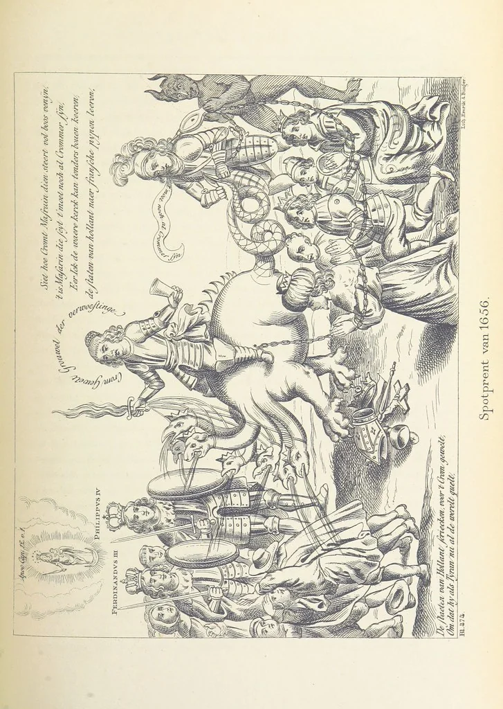 An illustration from Algemeene geschiedenis der Vaderlands, van de vroegste tijden tot op heden. (dl. 3. stuk 2. Voortgezet door Mr. O. van Rees. dl. 3. stuk 3-5. Voortgezet door Mr. O. van Rees en Dr. W. G. Brill. dl. 4, 5. Voortgezet door Dr. J. van Vloten.) dl. 1-dl. 5. stuk 1, 1840, leaf 509