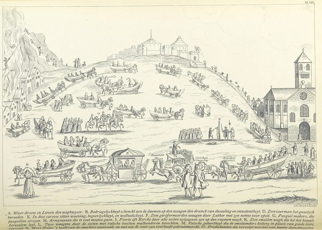 An illustration from Algemeene geschiedenis der Vaderlands, van de vroegste tijden tot op heden. (dl. 3. stuk 2. Voortgezet door Mr. O. van Rees. dl. 3. stuk 3-5. Voortgezet door Mr. O. van Rees en Dr. W. G. Brill. dl. 4, 5. Voortgezet door Dr. J. van Vloten.) dl. 1-dl. 5. stuk 1, 1840, leaf 556