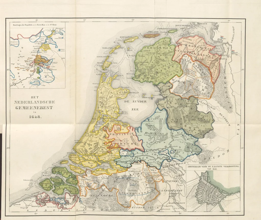 An illustration from Algemeene geschiedenis der Vaderlands, van de vroegste tijden tot op heden. (dl. 3. stuk 2. Voortgezet door Mr. O. van Rees. dl. 3. stuk 3-5. Voortgezet door Mr. O. van Rees en Dr. W. G. Brill. dl. 4, 5. Voortgezet door Dr. J. van Vloten.) dl. 1-dl. 5. stuk 1, 1840, leaf 65