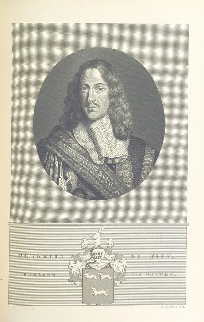 An illustration from Algemeene geschiedenis der Vaderlands, van de vroegste tijden tot op heden. (dl. 3. stuk 2. Voortgezet door Mr. O. van Rees. dl. 3. stuk 3-5. Voortgezet door Mr. O. van Rees en Dr. W. G. Brill. dl. 4, 5. Voortgezet door Dr. J. van Vloten.) dl. 1-dl. 5. stuk 1, 1840, leaf 885