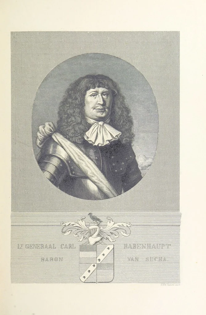 An illustration from Algemeene geschiedenis der Vaderlands, van de vroegste tijden tot op heden. (dl. 3. stuk 2. Voortgezet door Mr. O. van Rees. dl. 3. stuk 3-5. Voortgezet door Mr. O. van Rees en Dr. W. G. Brill. dl. 4, 5. Voortgezet door Dr. J. van Vloten.) dl. 1-dl. 5. stuk 1, 1840, leaf 43