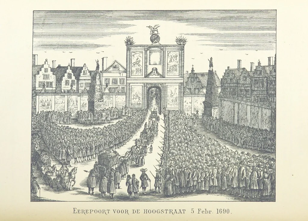 An illustration from Algemeene geschiedenis der Vaderlands, van de vroegste tijden tot op heden. (dl. 3. stuk 2. Voortgezet door Mr. O. van Rees. dl. 3. stuk 3-5. Voortgezet door Mr. O. van Rees en Dr. W. G. Brill. dl. 4, 5. Voortgezet door Dr. J. van Vloten.) dl. 1-dl. 5. stuk 1, 1840, leaf 600