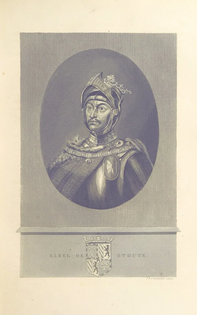An illustration from Algemeene geschiedenis der Vaderlands, van de vroegste tijden tot op heden. (dl. 3. stuk 2. Voortgezet door Mr. O. van Rees. dl. 3. stuk 3-5. Voortgezet door Mr. O. van Rees en Dr. W. G. Brill. dl. 4, 5. Voortgezet door Dr. J. van Vloten.) dl. 1-dl. 5. stuk 1, 1840, leaf 101