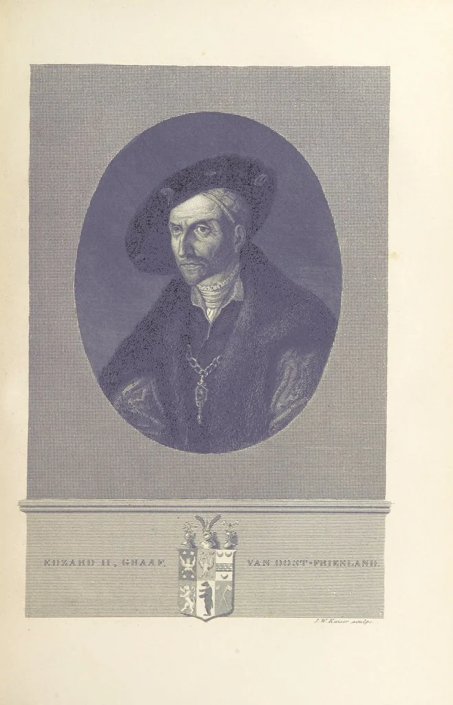 An illustration from Algemeene geschiedenis der Vaderlands, van de vroegste tijden tot op heden. (dl. 3. stuk 2. Voortgezet door Mr. O. van Rees. dl. 3. stuk 3-5. Voortgezet door Mr. O. van Rees en Dr. W. G. Brill. dl. 4, 5. Voortgezet door Dr. J. van Vloten.) dl. 1-dl. 5. stuk 1, 1840, leaf 631