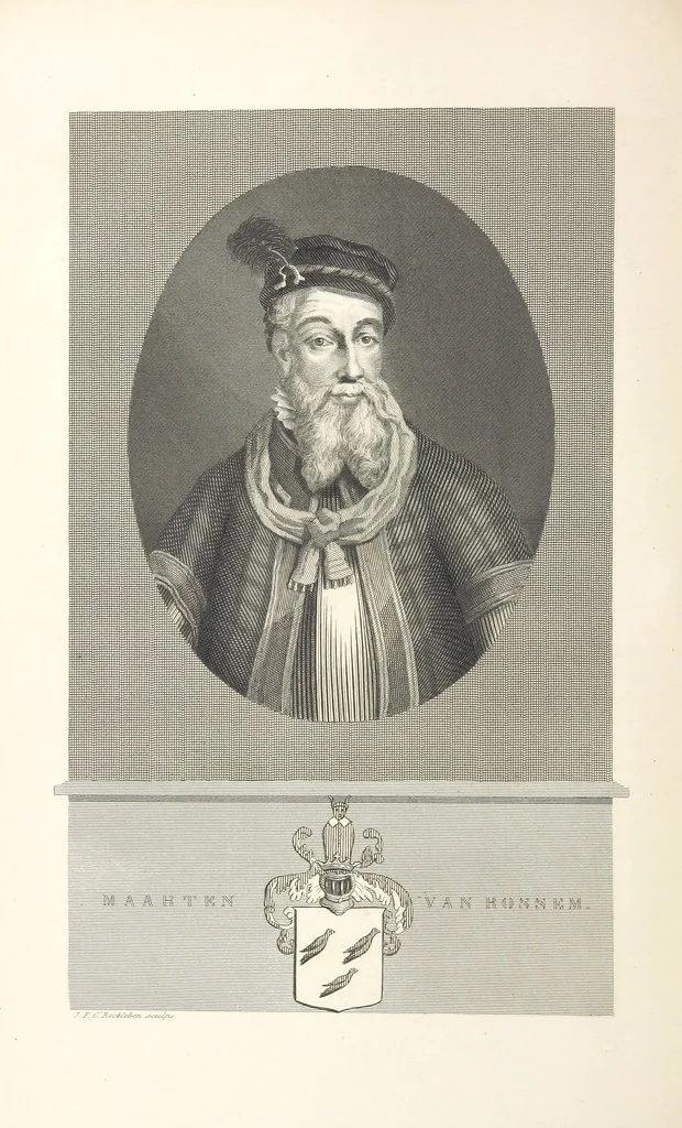 An illustration from Algemeene geschiedenis der Vaderlands, van de vroegste tijden tot op heden. (dl. 3. stuk 2. Voortgezet door Mr. O. van Rees. dl. 3. stuk 3-5. Voortgezet door Mr. O. van Rees en Dr. W. G. Brill. dl. 4, 5. Voortgezet door Dr. J. van Vloten.) dl. 1-dl. 5. stuk 1, 1840, leaf 738