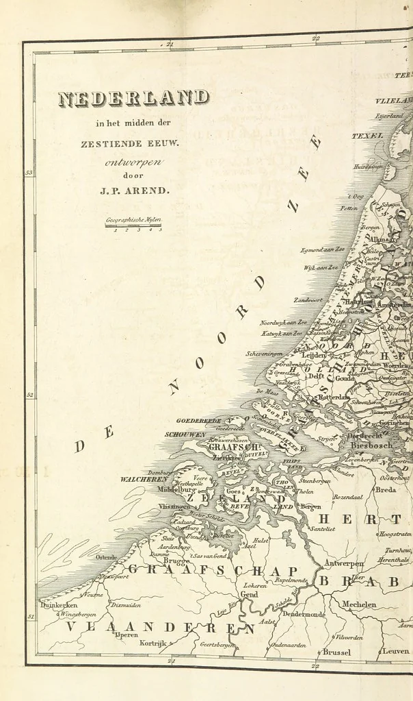 An illustration from Algemeene geschiedenis der Vaderlands, van de vroegste tijden tot op heden. (dl. 3. stuk 2. Voortgezet door Mr. O. van Rees. dl. 3. stuk 3-5. Voortgezet door Mr. O. van Rees en Dr. W. G. Brill. dl. 4, 5. Voortgezet door Dr. J. van Vloten.) dl. 1-dl. 5. stuk 1, 1840, leaf 752