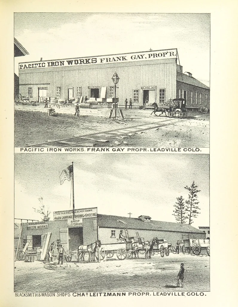 An illustration from History of Arkansas Valley, Colorado. [By W. B. Vickers and others.] Illustrated, 1881, leaf 367