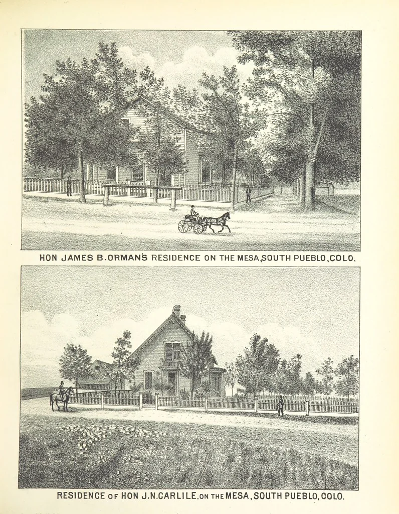 An illustration from History of Arkansas Valley, Colorado. [By W. B. Vickers and others.] Illustrated, 1881, leaf 745