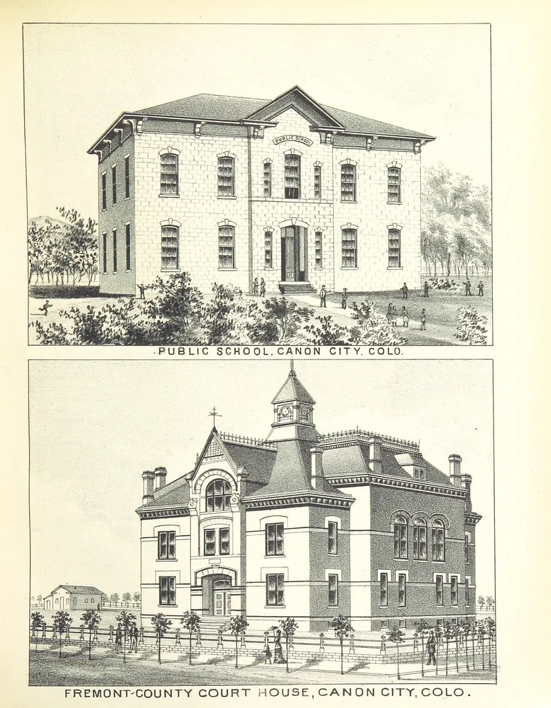 An illustration from History of Arkansas Valley, Colorado. [By W. B. Vickers and others.] Illustrated, 1881, leaf 763