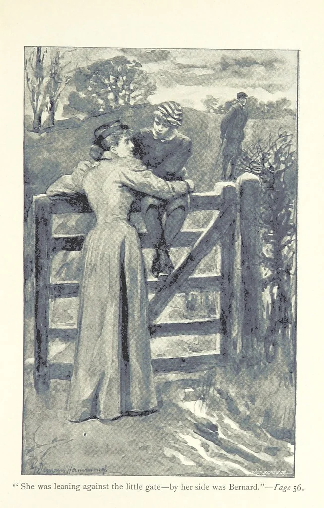 An illustration from Old Caleb's Will: or, the Fortunes of the Cardew family, 1896, leaf 63