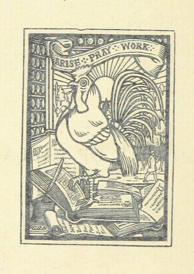 An illustration from A Century of Ballads ... Edited, and illustrated in facsimile of the originals, by J. Ashton, 1887, leaf 6