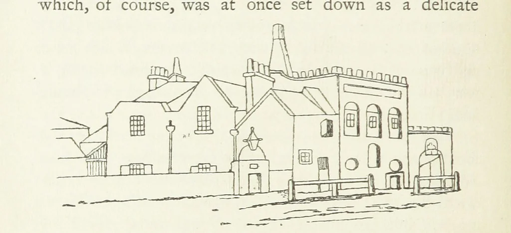An illustration from The Fleet: its river, prison, and marriages ... Illustrated, etc, 1888, leaf 106