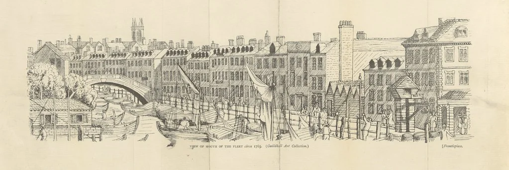 An illustration from The Fleet: its river, prison, and marriages ... Illustrated, etc, 1888, leaf 12