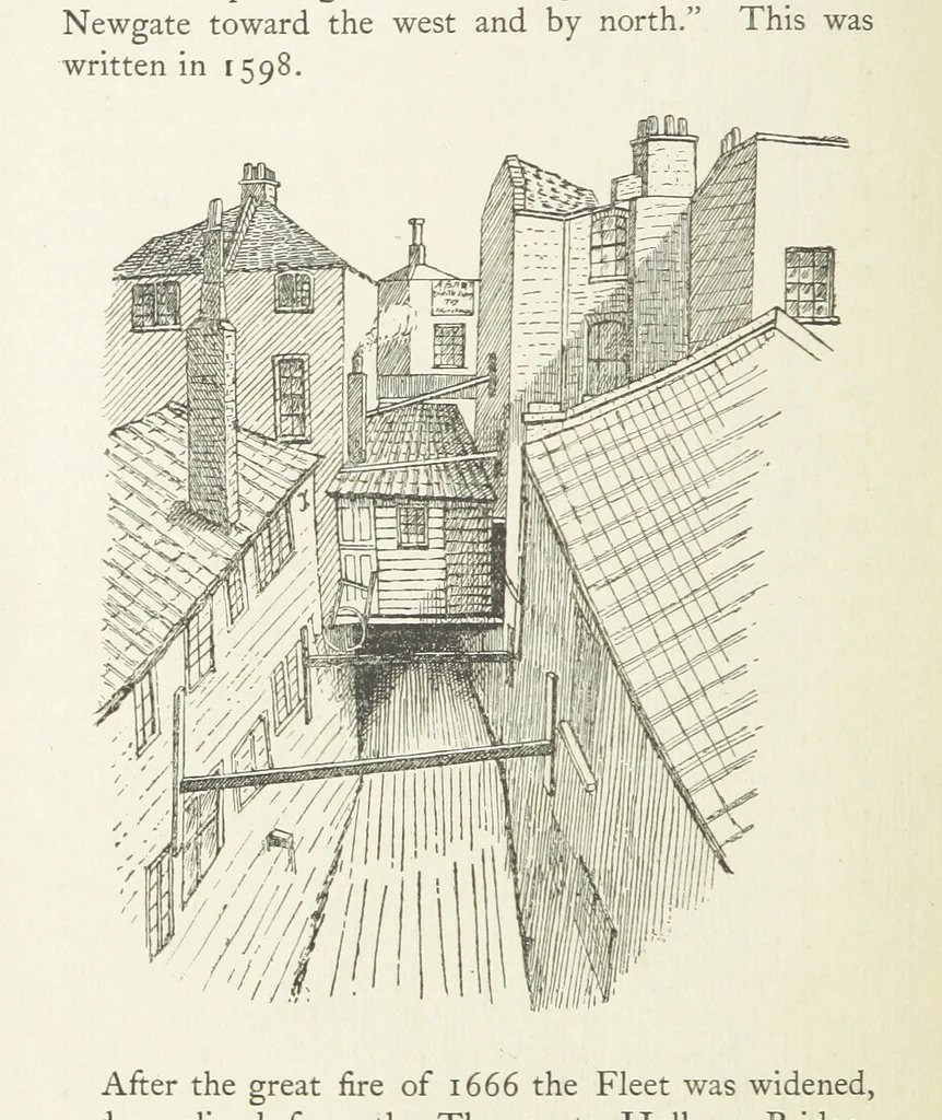 An illustration from The Fleet: its river, prison, and marriages ... Illustrated, etc, 1888, leaf 196