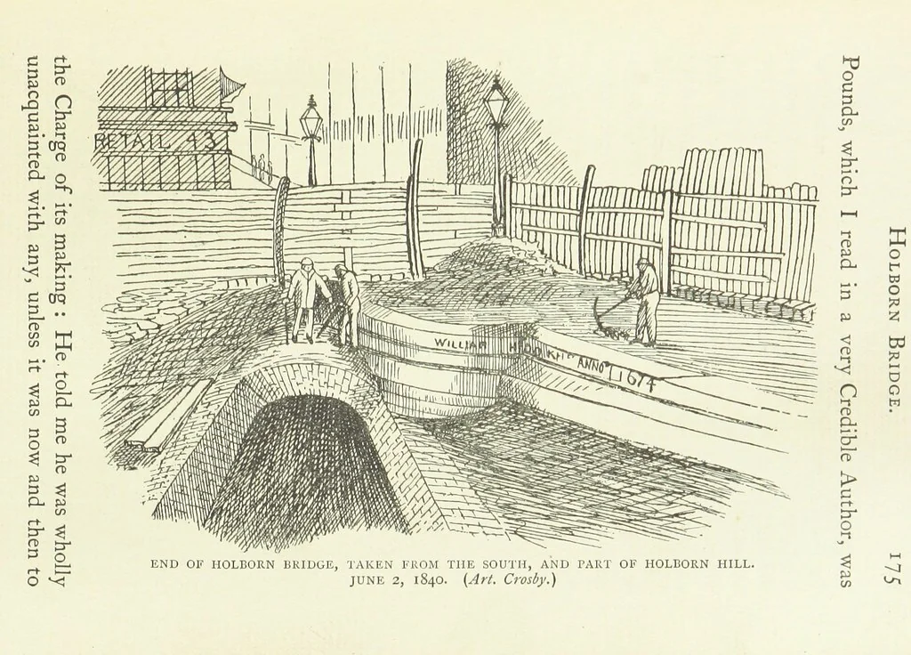 An illustration from The Fleet: its river, prison, and marriages ... Illustrated, etc, 1888, leaf 199
