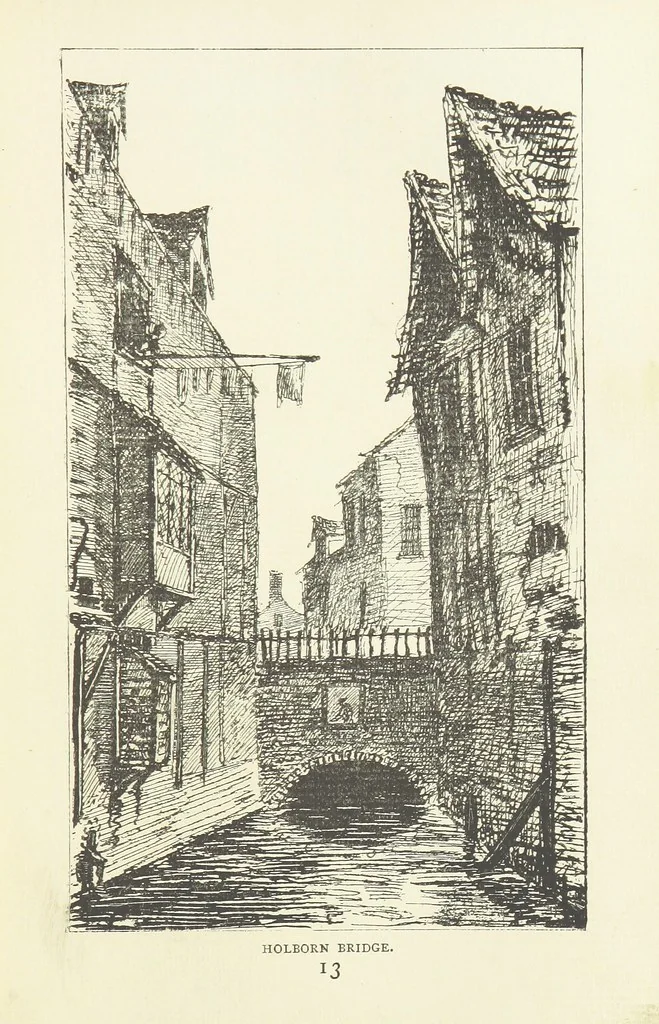 An illustration from The Fleet: its river, prison, and marriages ... Illustrated, etc, 1888, leaf 201