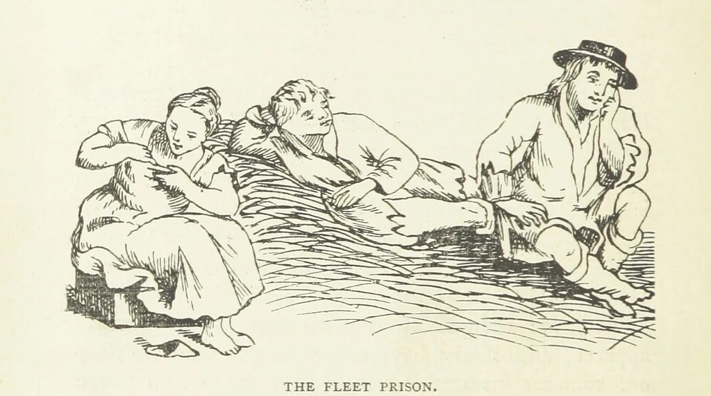 An illustration from The Fleet: its river, prison, and marriages ... Illustrated, etc, 1888, leaf 320