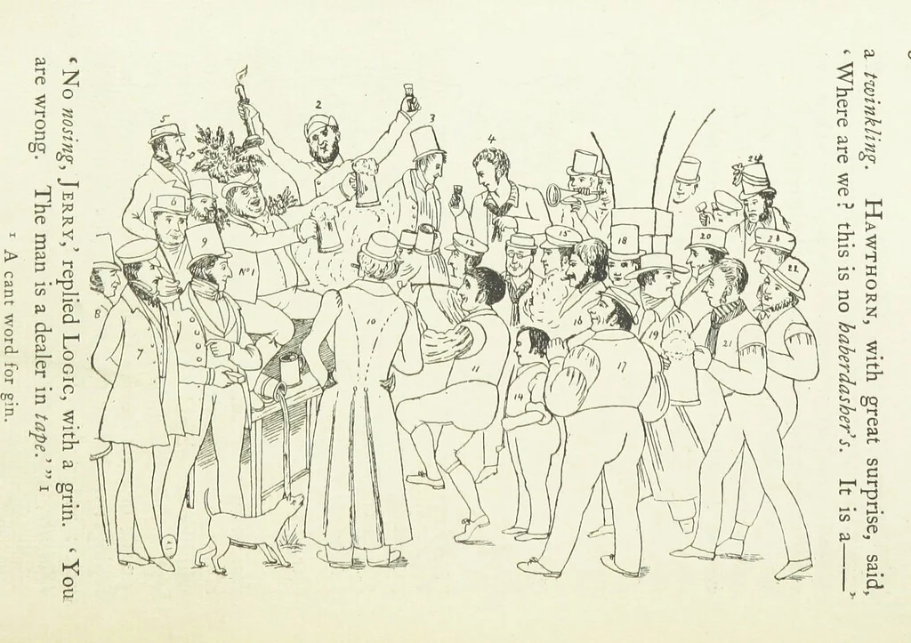 An illustration from The Fleet: its river, prison, and marriages ... Illustrated, etc, 1888, leaf 332