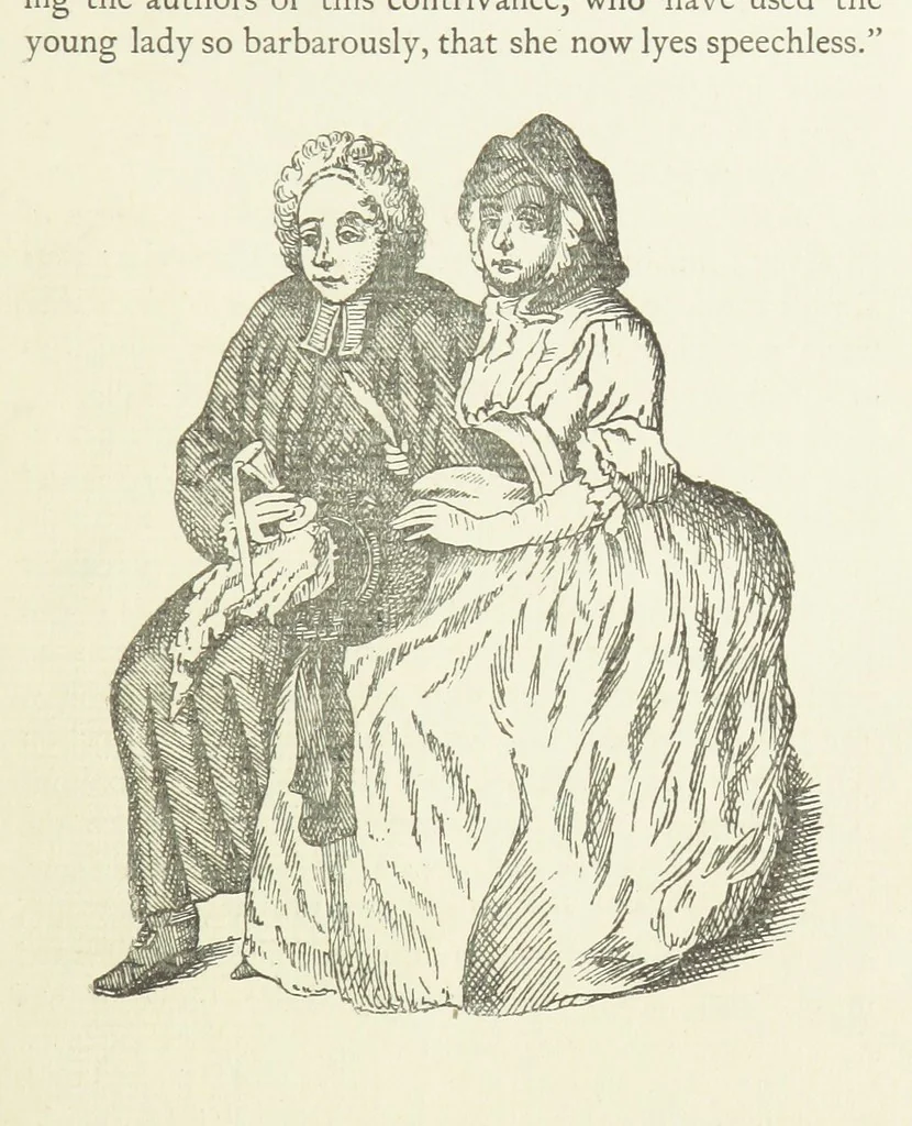 An illustration from The Fleet: its river, prison, and marriages ... Illustrated, etc, 1888, leaf 359