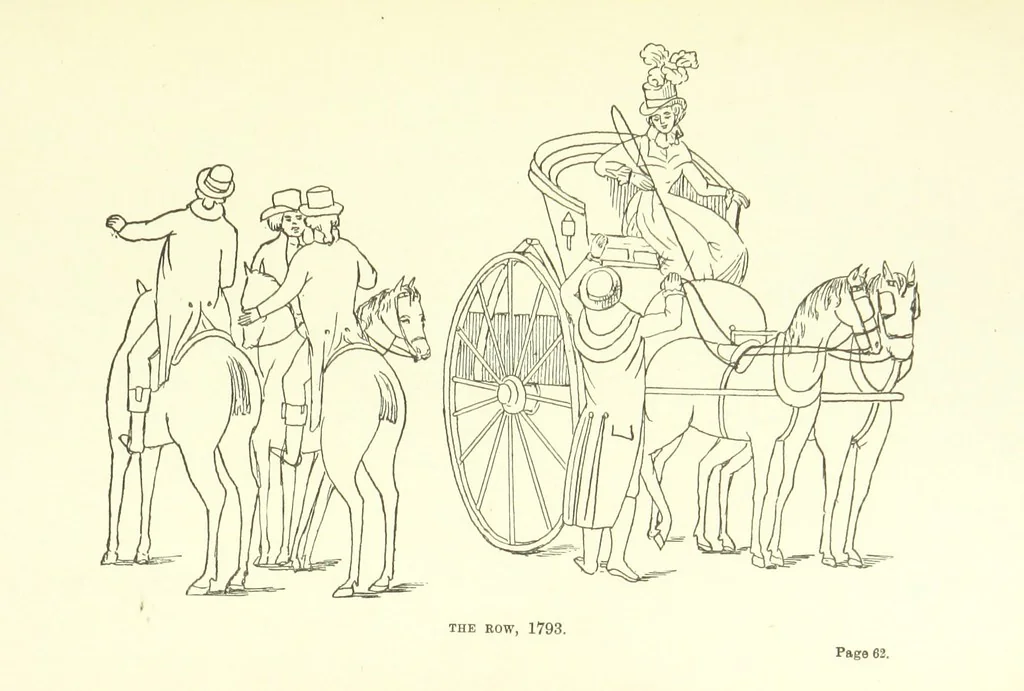 An illustration from Hyde Park from Domesday-Book to date, etc, 1896, leaf 91
