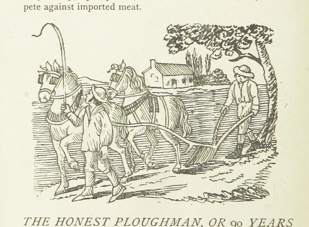 An illustration from Modern Street Ballads. With ... illustrations, 1888, leaf 206