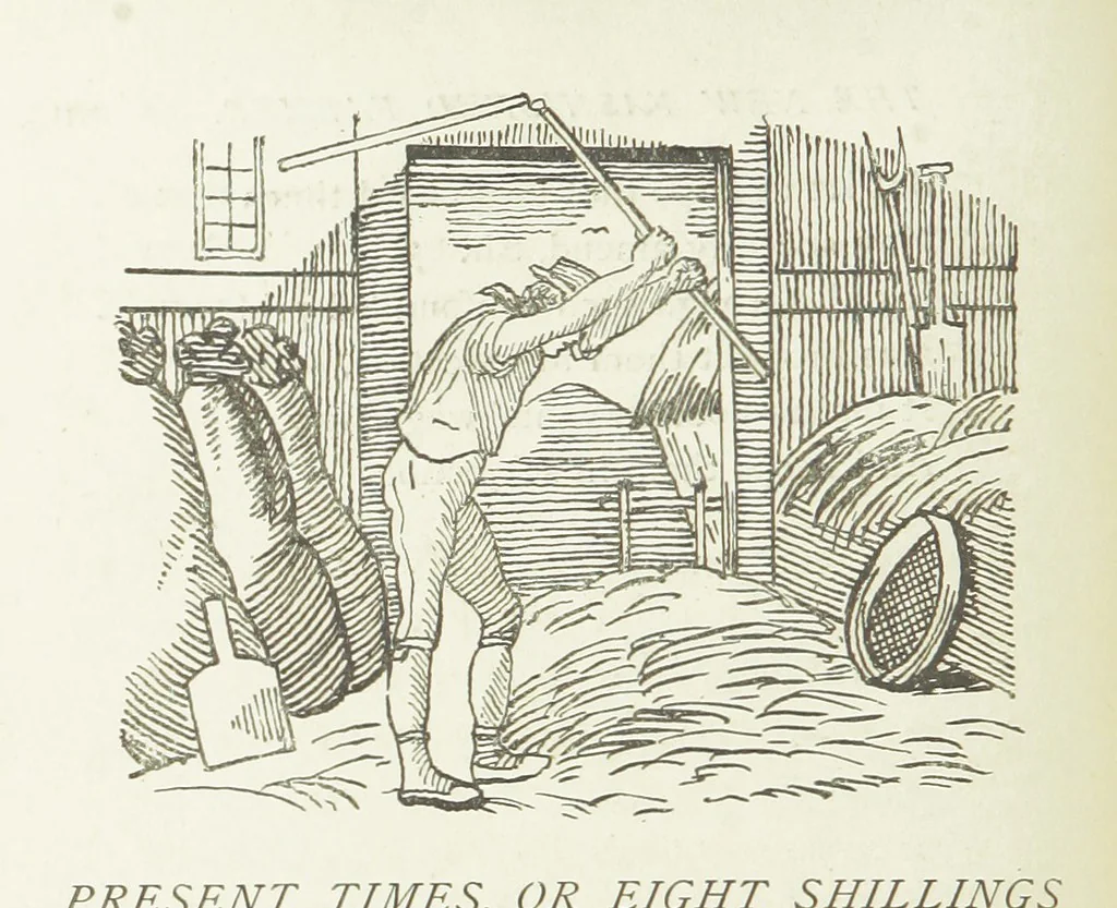 An illustration from Modern Street Ballads. With ... illustrations, 1888, leaf 214
