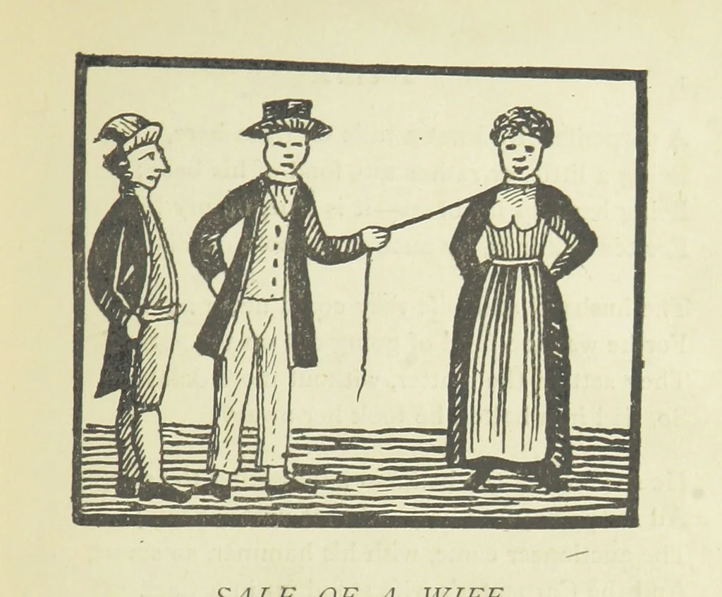An illustration from Modern Street Ballads. With ... illustrations, 1888, leaf 23