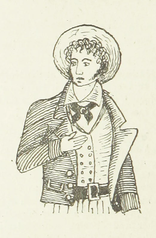 An illustration from Modern Street Ballads. With ... illustrations, 1888, leaf 240