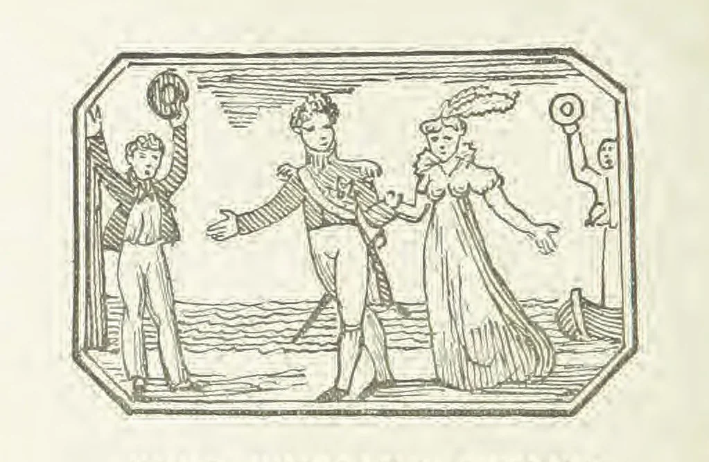 An illustration from Modern Street Ballads. With ... illustrations, 1888, leaf 250