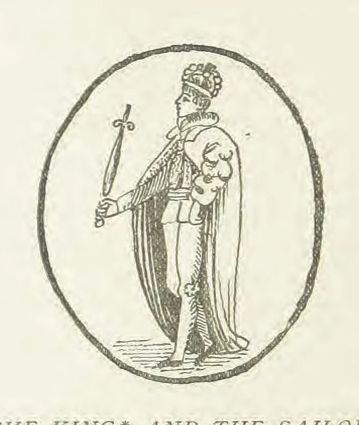 An illustration from Modern Street Ballads. With ... illustrations, 1888, leaf 254