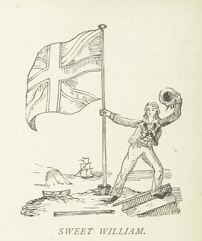 An illustration from Modern Street Ballads. With ... illustrations, 1888, leaf 260