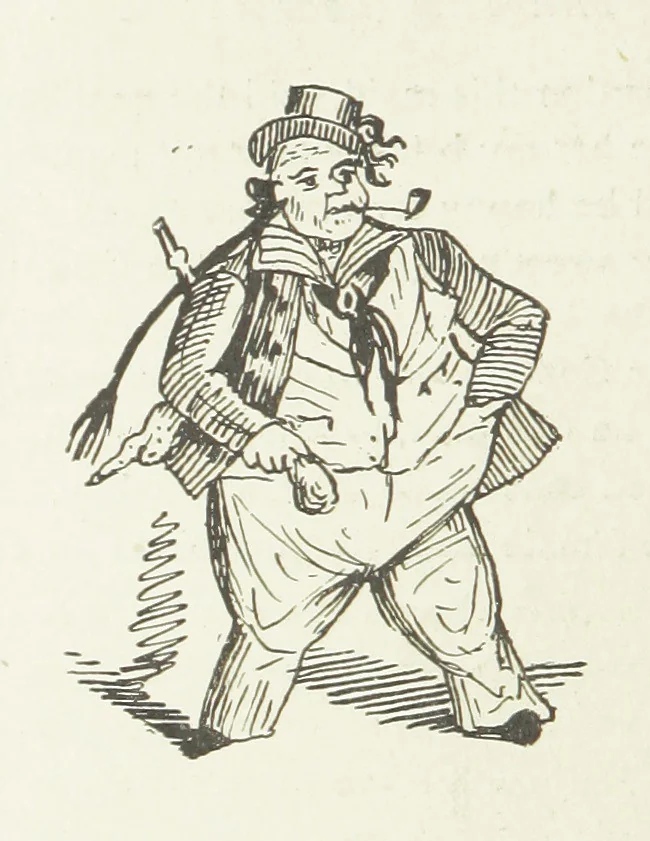 An illustration from Modern Street Ballads. With ... illustrations, 1888, leaf 270