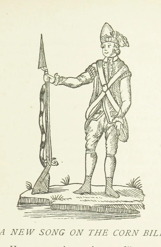 An illustration from Modern Street Ballads. With ... illustrations, 1888, leaf 349