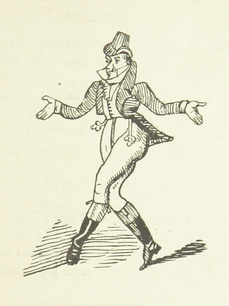 An illustration from Modern Street Ballads. With ... illustrations, 1888, leaf 375