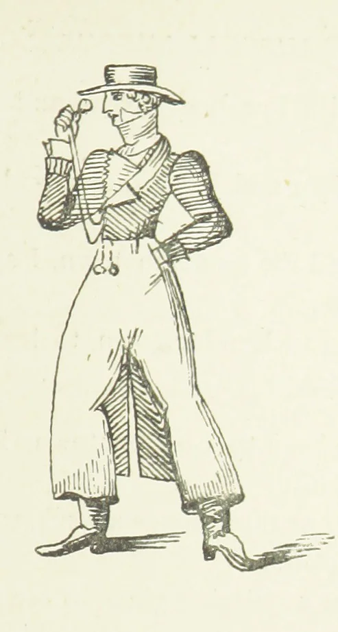 An illustration from Modern Street Ballads. With ... illustrations, 1888, leaf 407