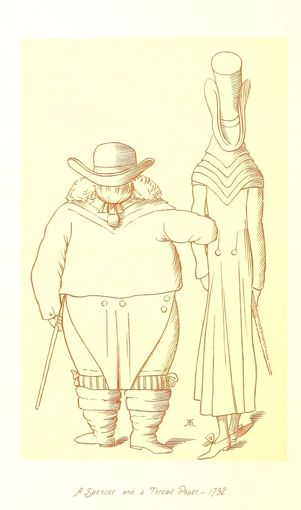 An illustration from Old Times: a picture of social life at the end of the eighteenth century ... With ... illustrations. L.P, 1885, leaf 104