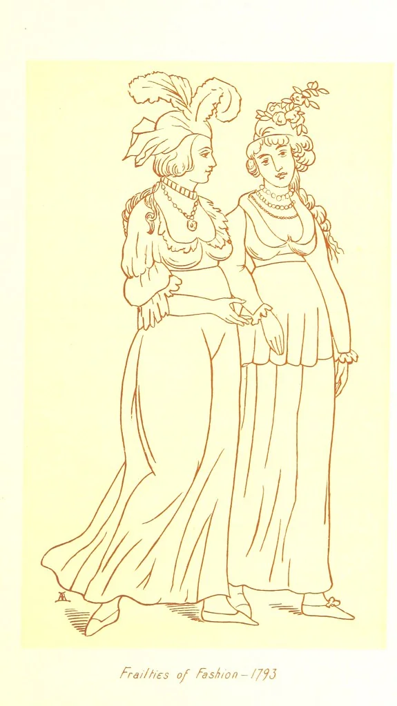 An illustration from Old Times: a picture of social life at the end of the eighteenth century ... With ... illustrations. L.P, 1885, leaf 127