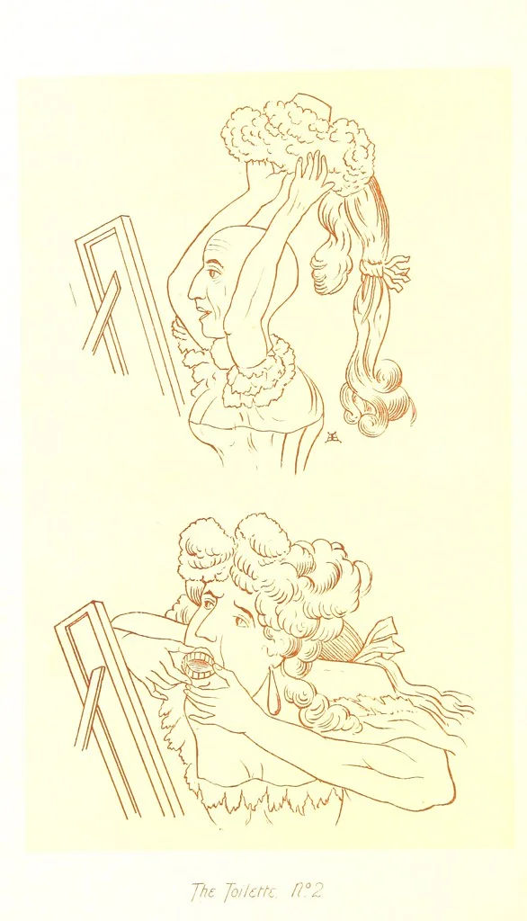 An illustration from Old Times: a picture of social life at the end of the eighteenth century ... With ... illustrations. L.P, 1885, leaf 134