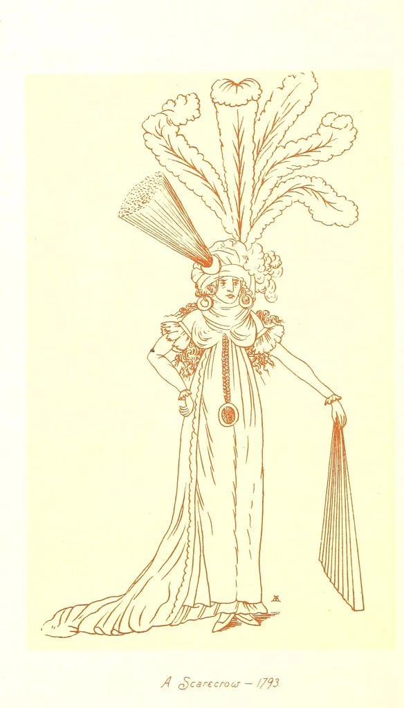 An illustration from Old Times: a picture of social life at the end of the eighteenth century ... With ... illustrations. L.P, 1885, leaf 138