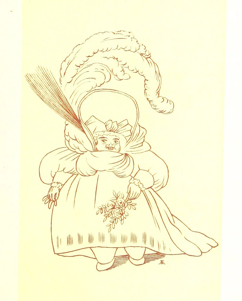 An illustration from Old Times: a picture of social life at the end of the eighteenth century ... With ... illustrations. L.P, 1885, leaf 151